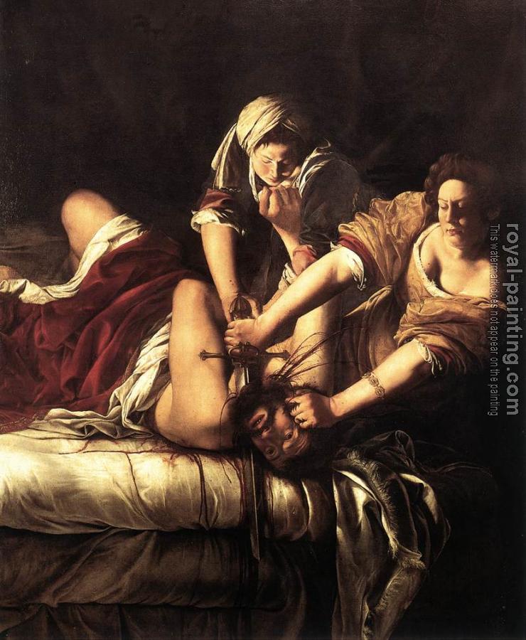 Artemisia Gentileschi : Judith Beheading Holofernes II